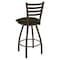 Holland Bar Stool Co 30" Swivel Bar Stool, Brnz Finish, Canter Pine Seat X410 - alternate 3